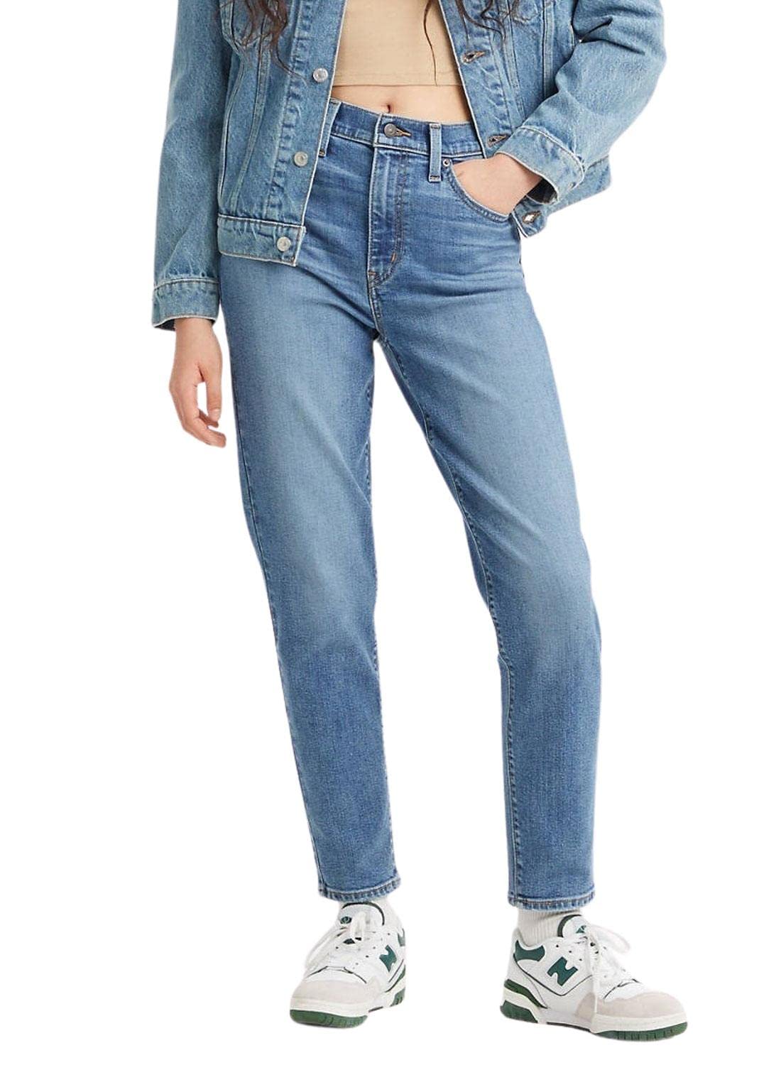 Levi's Women's Blue High Waisted Jeans Woman, 27W X 27L