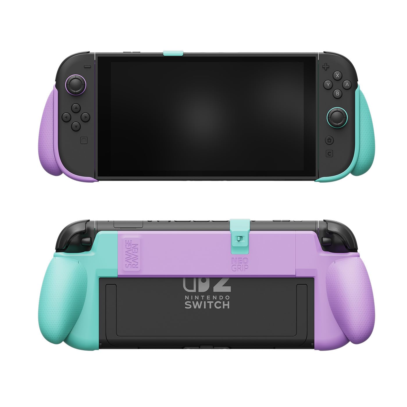 Nintendo Switch BURBERRY SAVAGE RAVEN by Skull & Co. NeoGrip for Nintendo Switch 2: an
