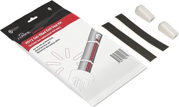 nVent 763791-000 RAYCHEM EasyHeat Gel-Filled End Seal Kit, Black