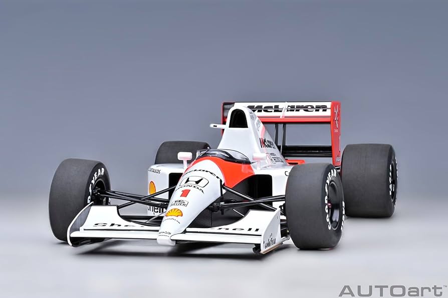 AUTOart 1/18 マクラーレンホンダ MP4/6 #1 A.セナ ロゴ 新発売