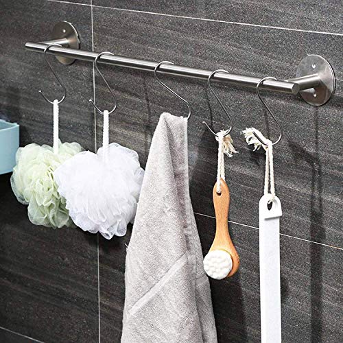 30 Pack ESFUN 3.7 inch Metal S Hooks Steel S Hooks Plants Hanging Hangers for Kitchen Pans Pots Bags Purse Jeans Jewelry Towels