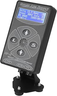 LCD Tattoo Power Supply, Clear Screen Tattoo Machine Battery 2 Pedal Modes Timing 100‑240V for Tattoo Shops (US Plug)
