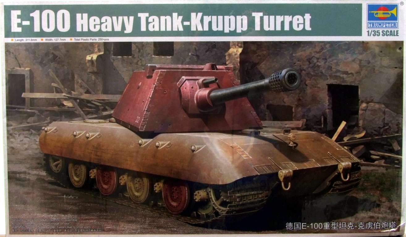 Amazon | トランペッター 1/35 ドイツ軍 E-100超重戦車 クルップ砲塔