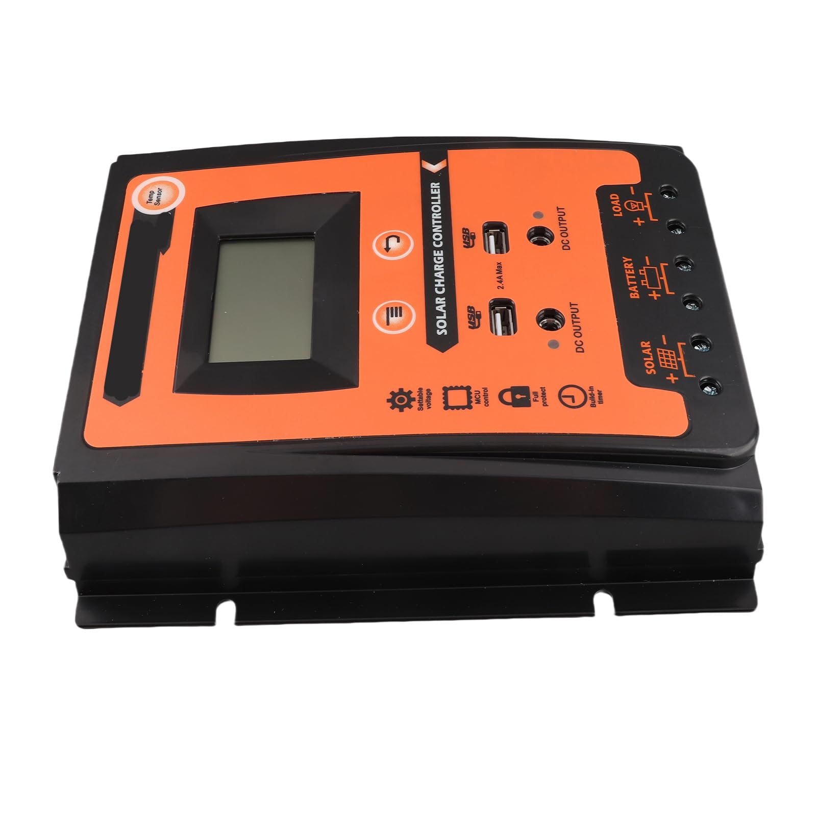 Pannello Solare Controller LCD Doppio Regolatore di Carica USB 70A 12V 24V con Protezione Multipla per Barca Off Grid Utenti Che Caricano la Batteria