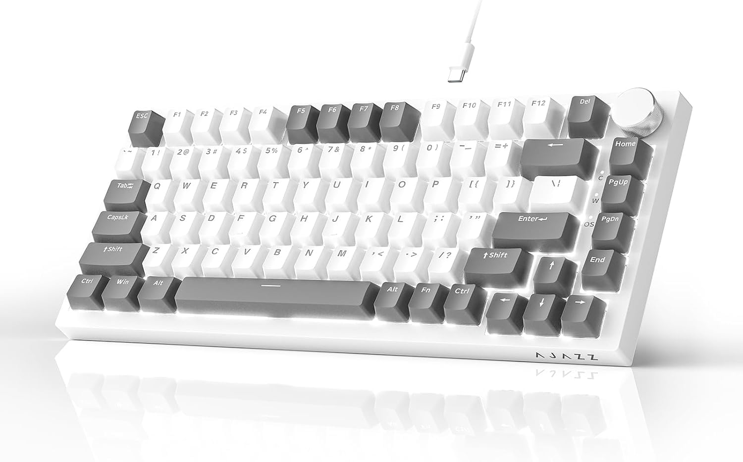 Amazon | AJAZZ AK820 メカニカルゲーミングキーボード 75％配列 82