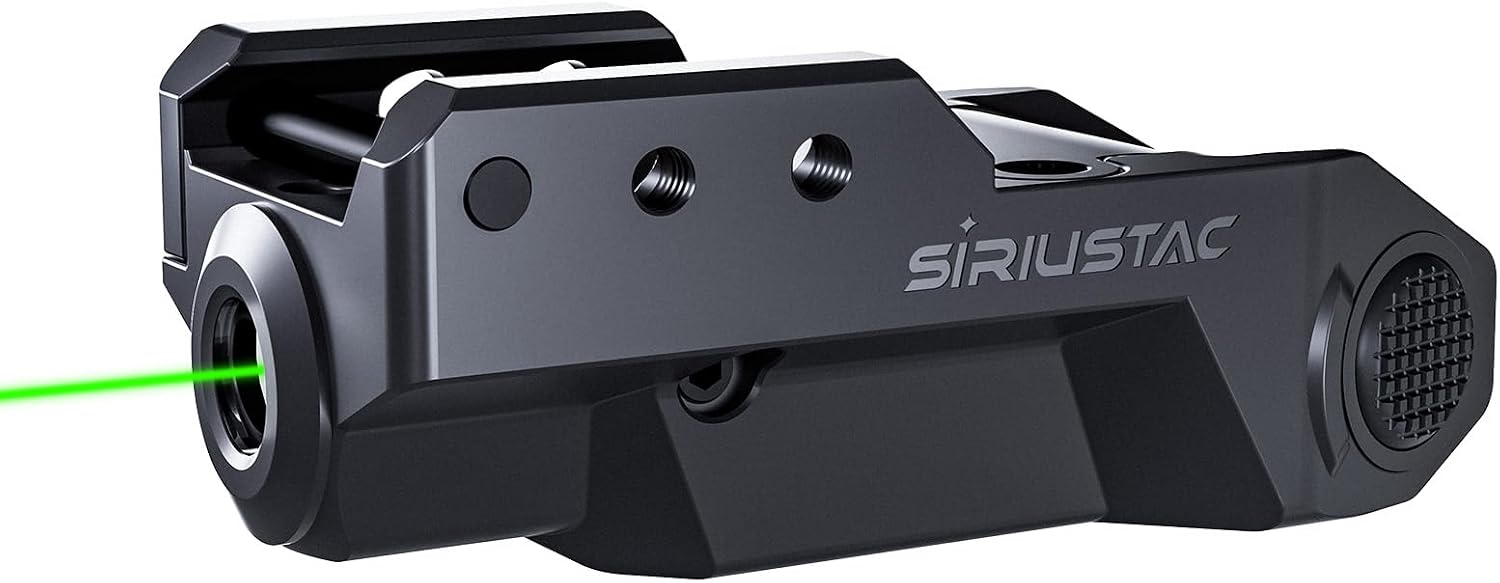 SIRIUSTAC PGL Green Laser Sight for Pistol Handgun, Low