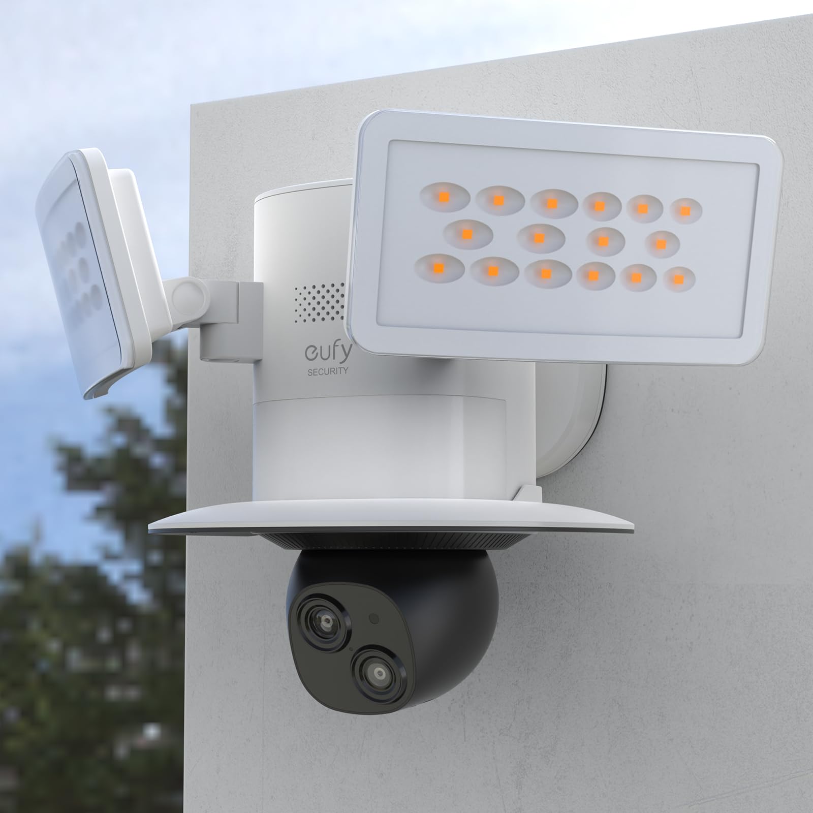 Osłona przeciwdeszczowa do eufy Security Floodlight Camera E340, osłona przeciwsłoneczna, akcesoria do kamery E340, chroni Twój Floodlight CameraE340 przed deszczem, promieniowaniem UV, kurzem