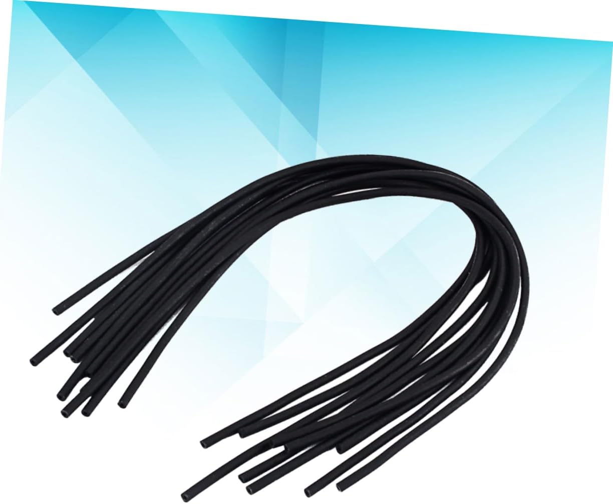 Toyvian 30pcs Rubber Tube for Chinese Dulcimer Yangqin Accessories High Elasticity Bamboo Hammers Beaters Parts