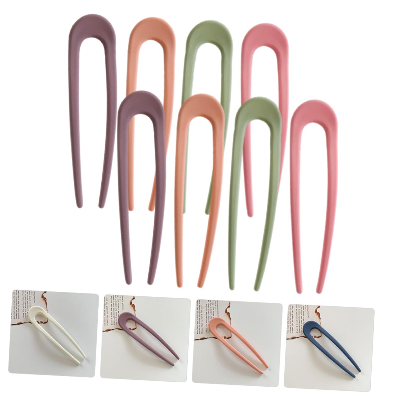 MAGICLULU Stk U-förmige Haarnadel französische haarspangen Haarnadeln für den French Style Französische Anstecknadel Haarnadeln für Brötchen Haarklammer Haarstäbchen für langes Haar wild