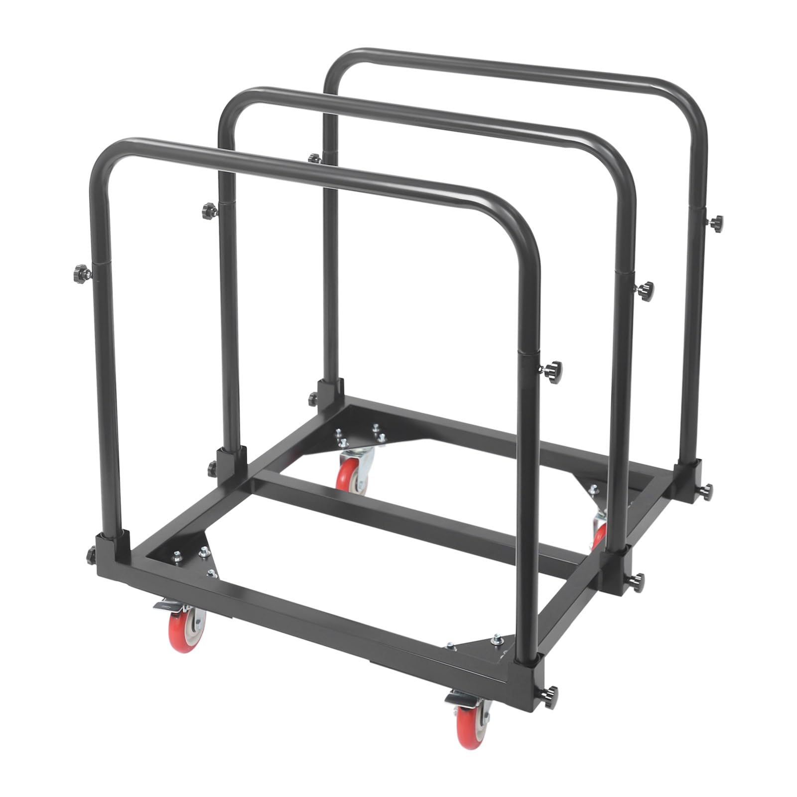 Platform Cart, 1400 lbs Heavy Duty Panel Cart, Lumber Cart Drywall Dolly for Moving Plywood, Sheetrock, Building Materials Steel Hand Truck, 31" x 28" x 35" (Grey)