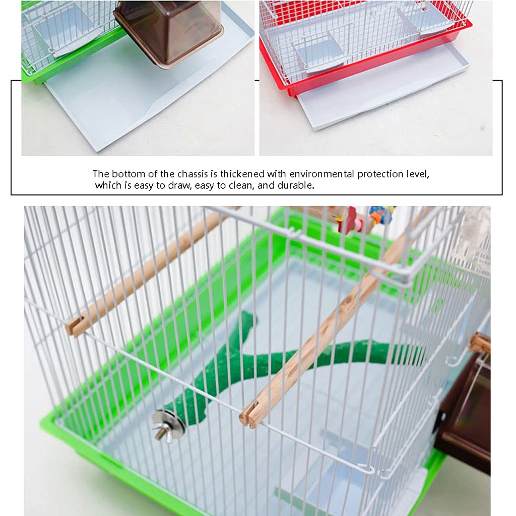 Gabbia Voliera Parket Bird Cage Grande Gabbia per Uccelli in Acciaio Inossidabile Starling Verniciato in Ferro battuto Cage Pappagallo Adatto per canarino Amore Uccello Piccione Bird Cage