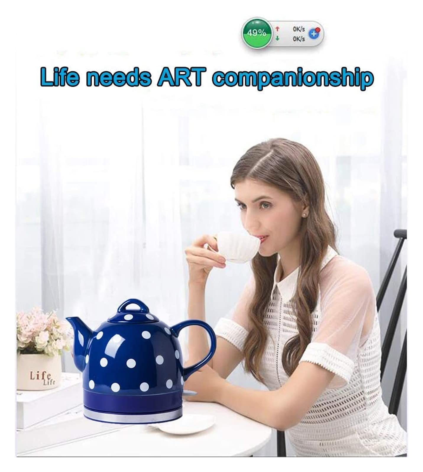 Hervidor eléctrico de café de preparación rápida, hervidor de Agua con Silbato, autoapagado, autoprotección en seco antiquemaduras, Termo de Temperatura Constante, Moda