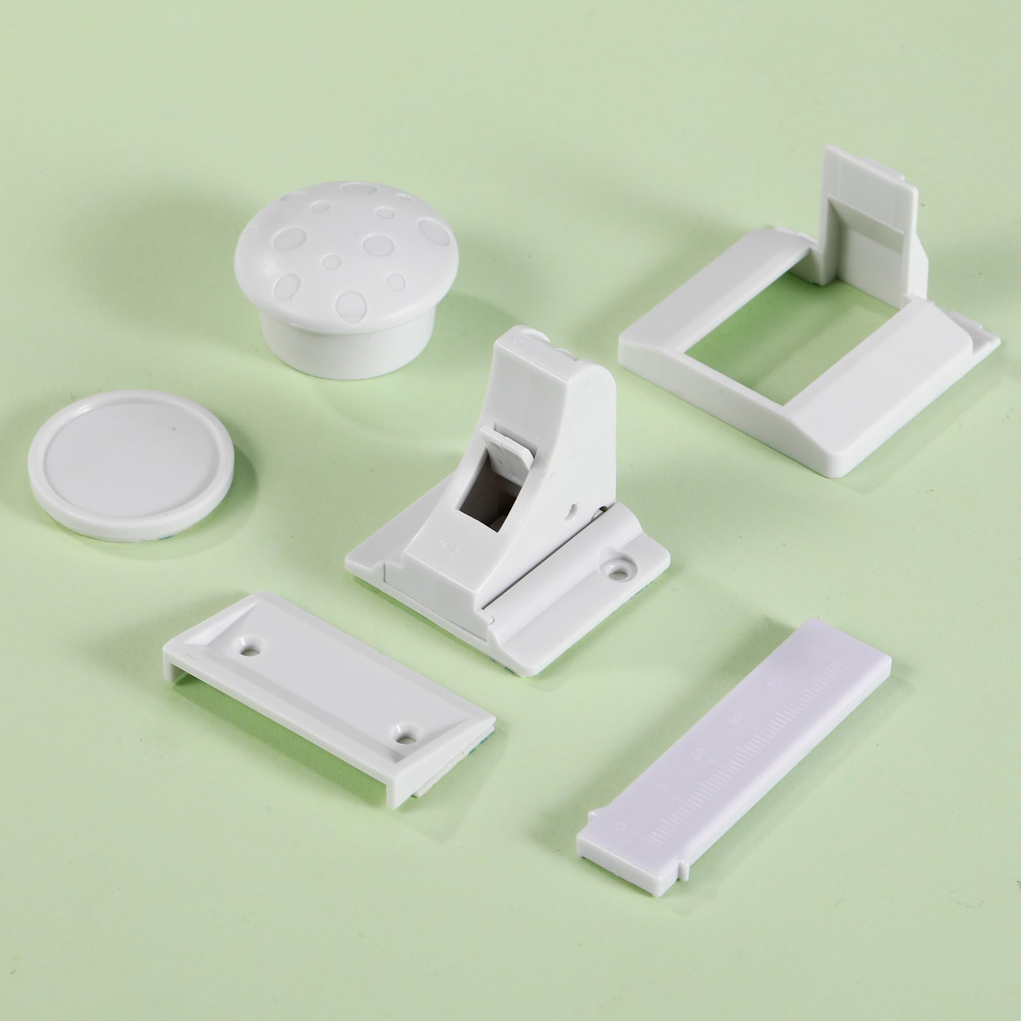 Blocca Cassetti per Bambini,Serratura del mobile magnetico, Invisibile Bambino Serrature Magnetiche di Sicurezza (Bianco, 12 serrature + 3 chiavi)
