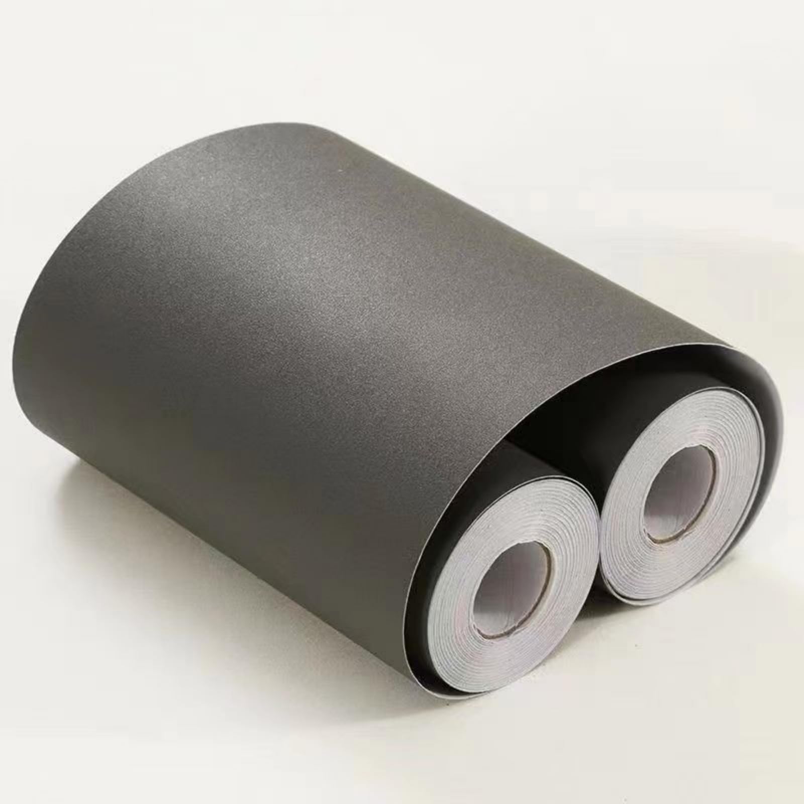 Visitryl Dark Gray Frosted Dark Grey Self Adhesive Wallpaper Border Wall Tiles Decorative, Peel And Stick Wall Border Bathroom Stickers 30Cm X 1000Cm