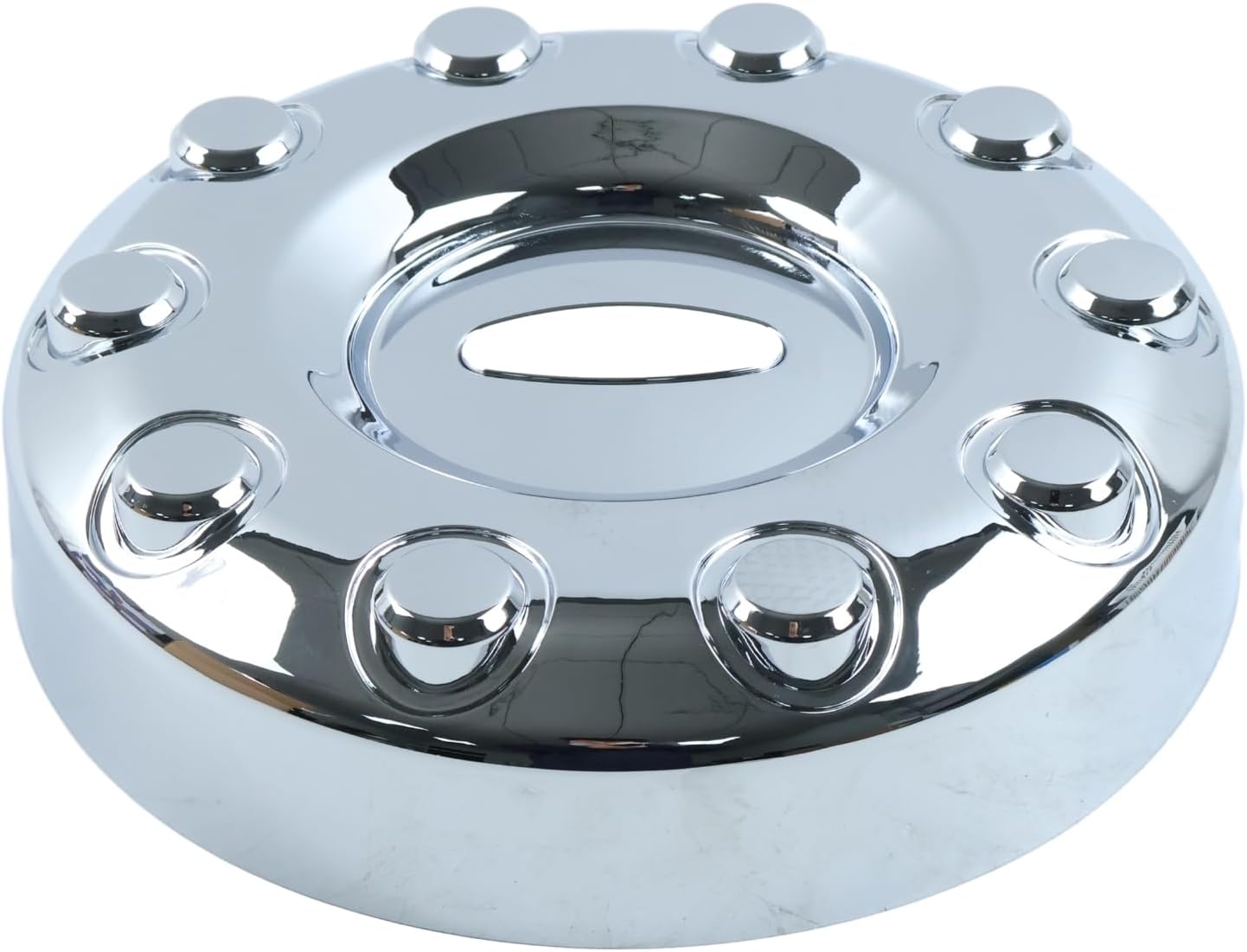 HOLDWELL Front 19.5" Wheel 2WD Chrome Center Cap 4x2 5C3Z-1130-MA 5C3Z1130MA Compatible with 2005-2016 Ford F-450 & F-550 Super Duty