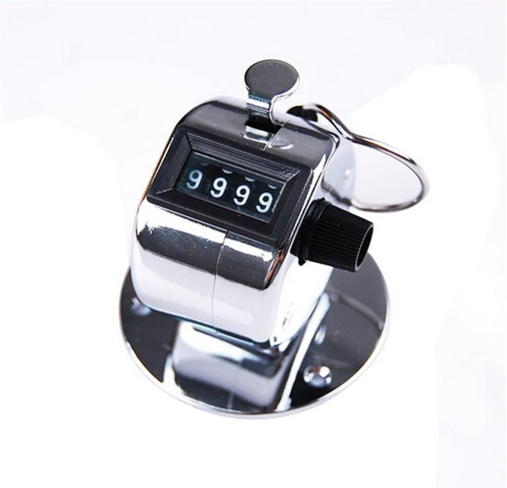 4 Digit Display Hand Tally Counter Clicker Handheld