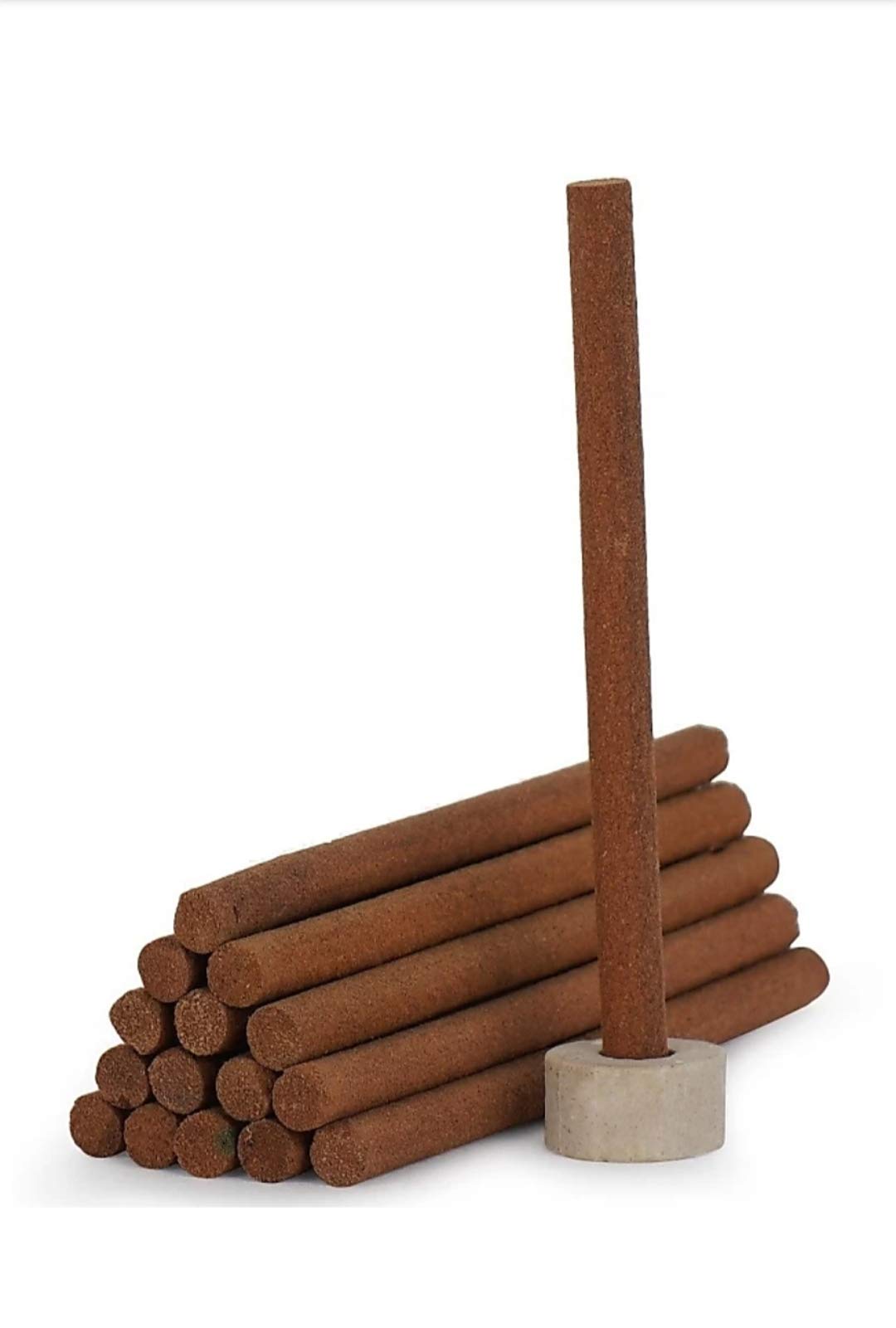 Surbhii Creations Pure and Original Holy Cow Dung Dhoop Batti | Natural Dhoop Sticks 3.25 Inch for Pooja, Worship & Meditation | Pack of 100 Sticks