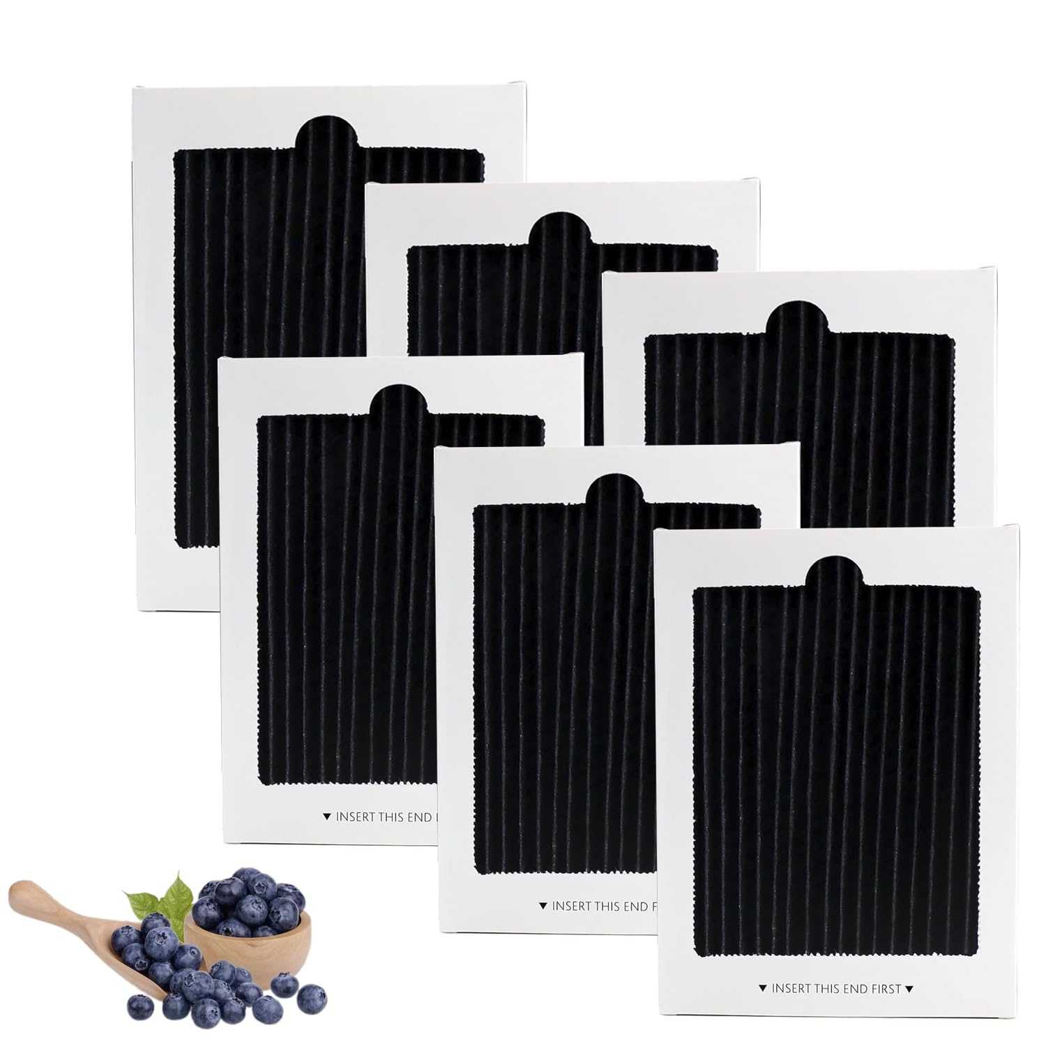 Filtro de aire de repuesto para refrigerador Frigidaire PAULTRA Pure Air Ultra y Electrolux EAFCBF Refrigerador Reemplaza 242061001, 242047801, 242047804-6 piezas