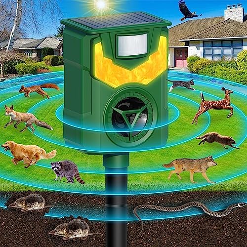 Ultrasonic Animal Repellent, Cat Deterrent Outdoor, 2024