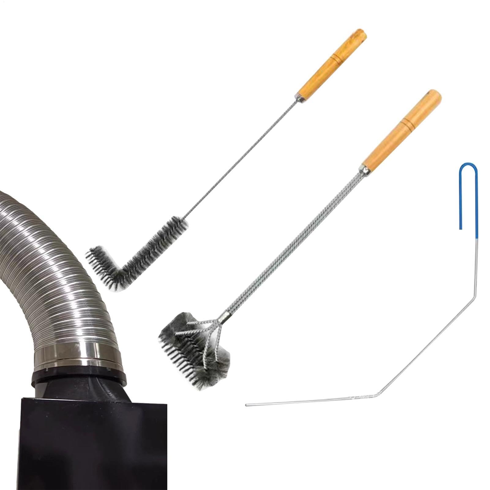 Kit de limpieza de cepillo de alambre para freidora de 3 pulgadas | herramientas de estropajo resistentes