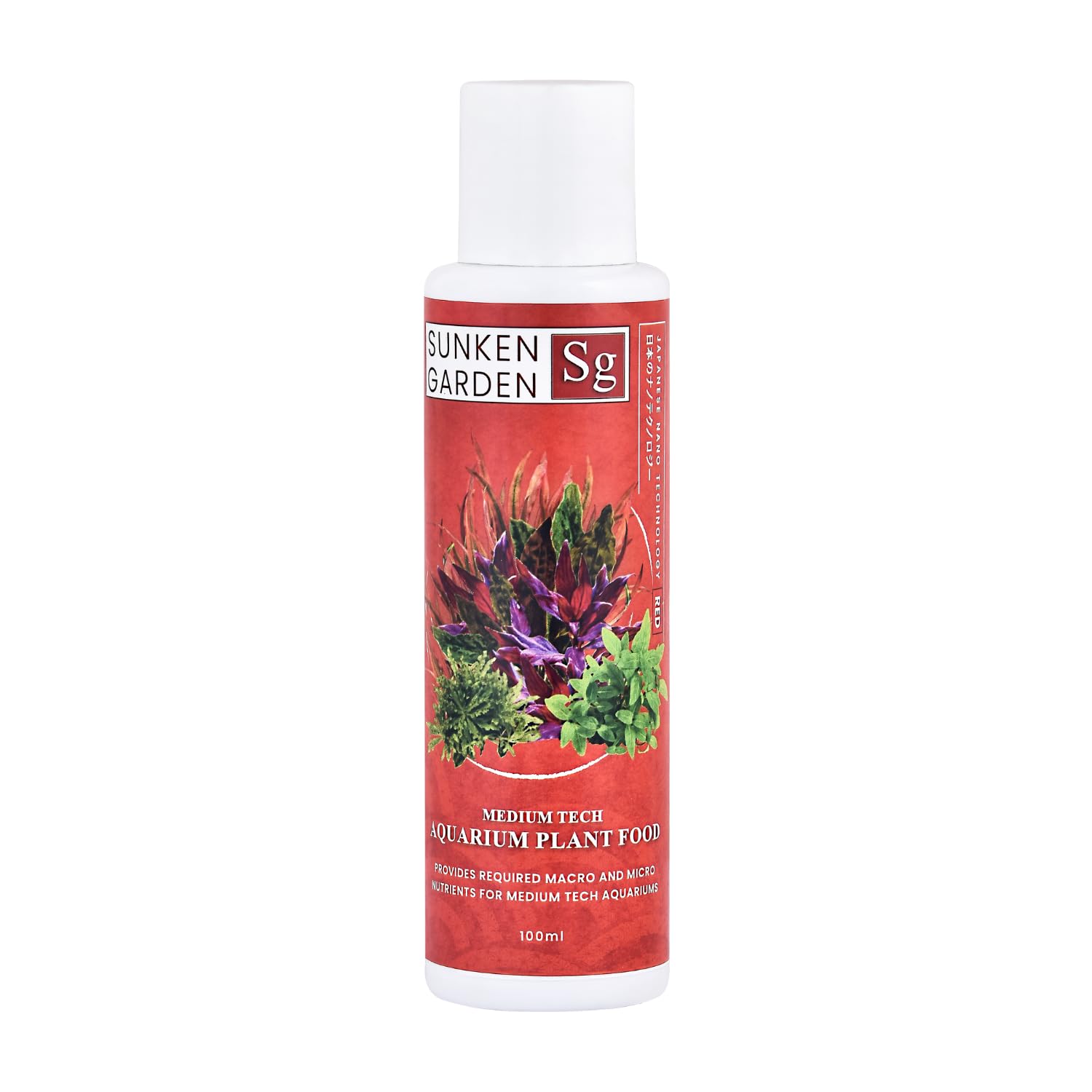 Sunken Garden Red | Vibrancy Fertilizer for Aquatic Plants | Algae-Safe, Substrate-Free (100 ml)-image-29