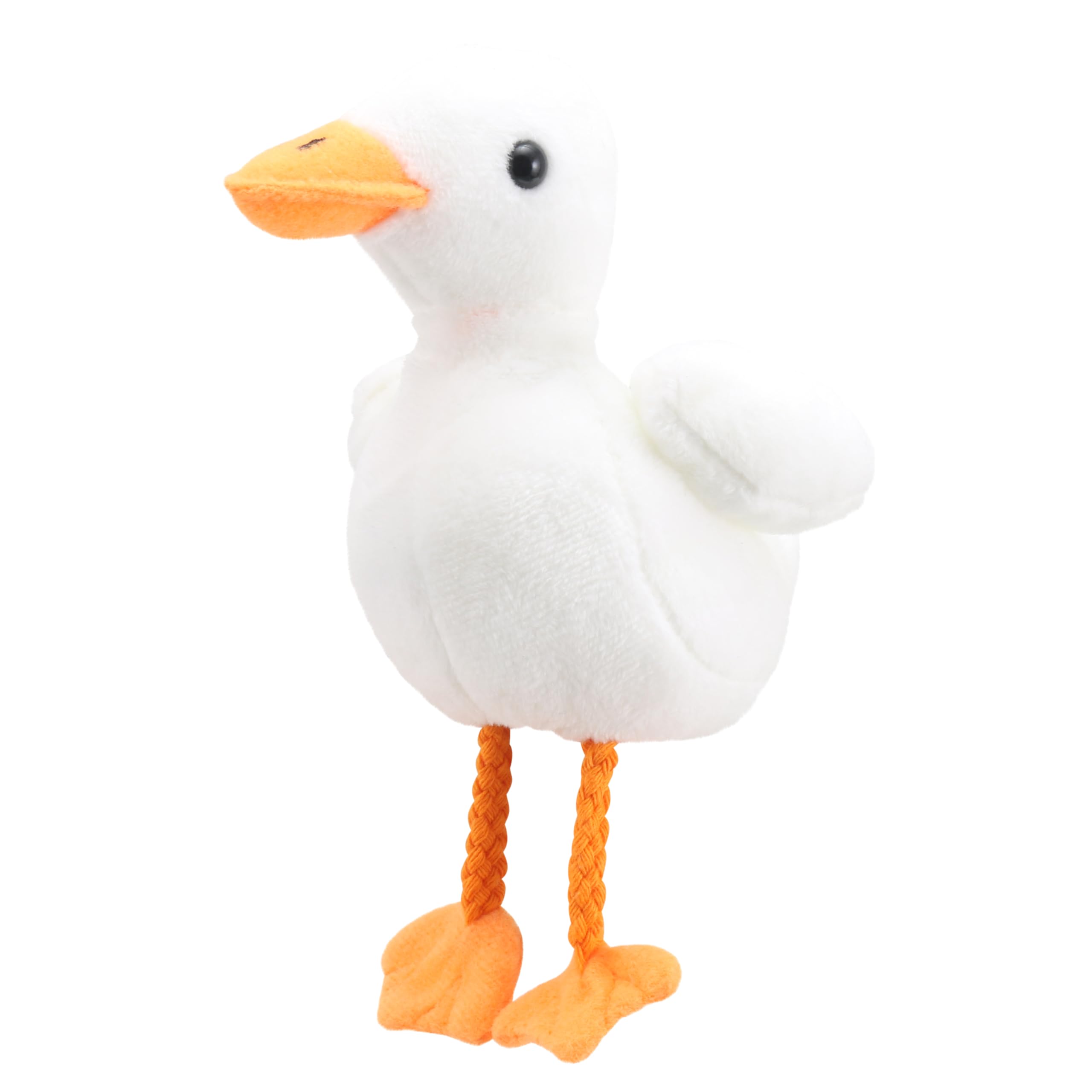 The Puppet Company White Duck Finger Children Toys Puppets, White