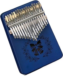 kalimba para adultos Yue Bell zafiro azul escala cromática 17 tonos pulgar piano Kalimba Kalimba principiante dedo piano portátil