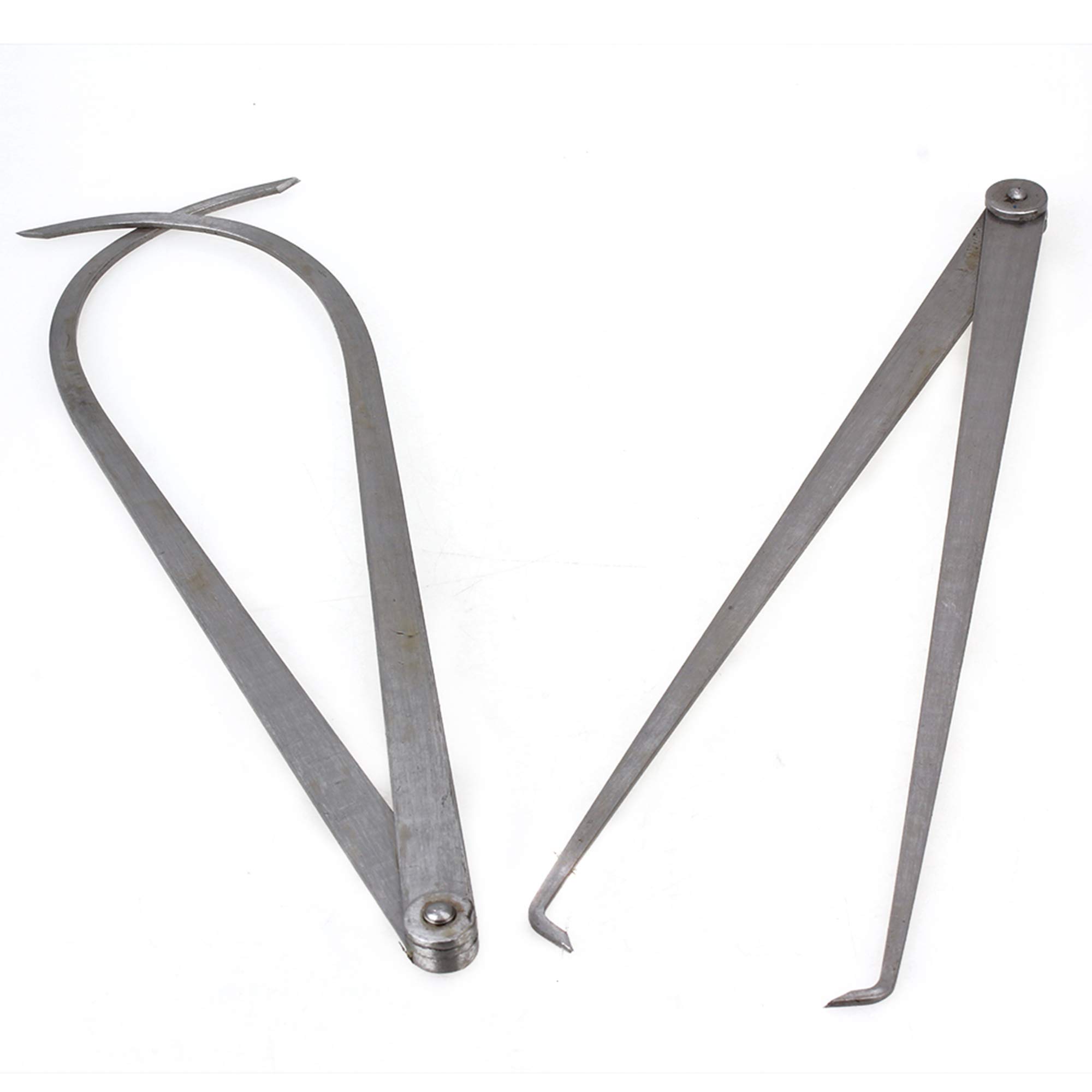 2 Pz Metallo Ditta Attrito Giunto All'interno Dritto Esterno Bow Calibro