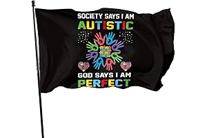 Autism Awareness Flag 3x5 Ft - Show Support, Pride, and Acceptance