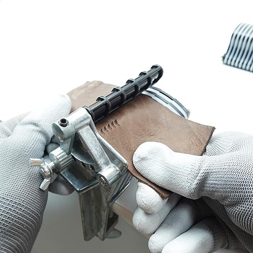 Miniatura 3 de BESTNULE Cortador de encaje de cuero para correas y cordones para trenzar flecos, correas y cordones (viene con 5 cuchillas)