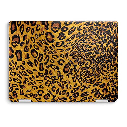 Image of MightySkins Carbon Fiber Skin Compatible with HP Spectre x360 14 inch (2022) Full Wrap Kit - Cheetah Girl | Protective, Durable Textured Carbon Fiber Finish | Easy to Apply | Made in The USA