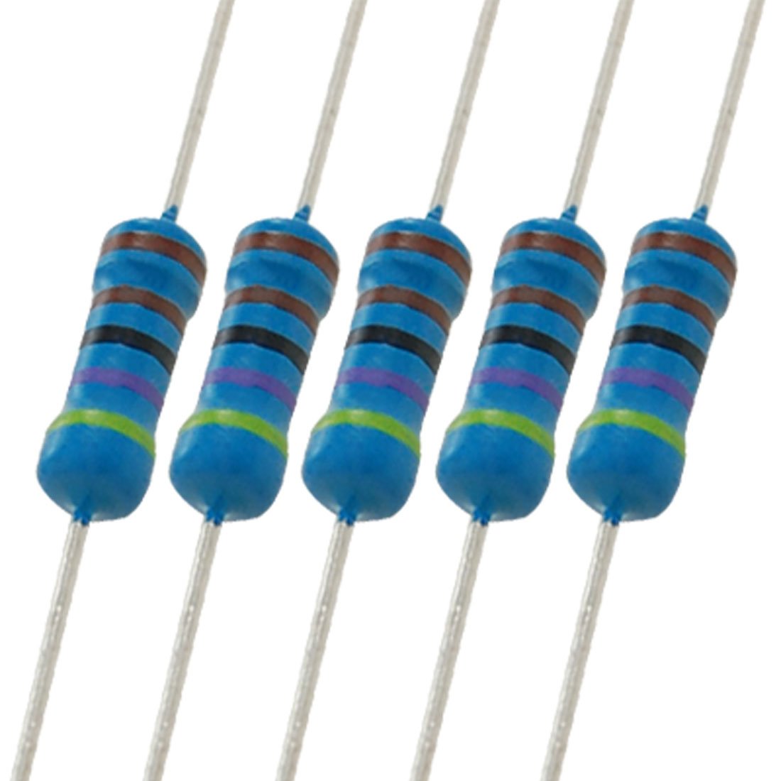 uxcell 500 x 4.7K Ohm 1 1/2W Through Hole Metal Film Resistors