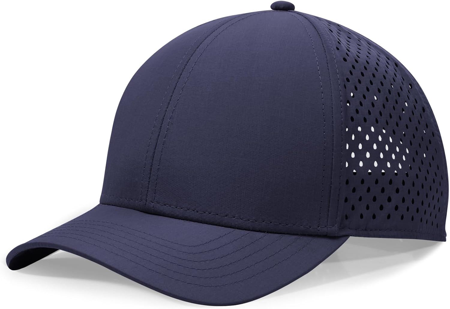 Oversize XL XXL Quick Dry Baseball Cap, Large Performance Snapback Hats, Laser Cut Mesh Ball Cap for Men Big Heads 23.5"-26"