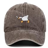 PHITALO Vintage Baseball Cap – Bestickte Kappe Gans mit Messer...
