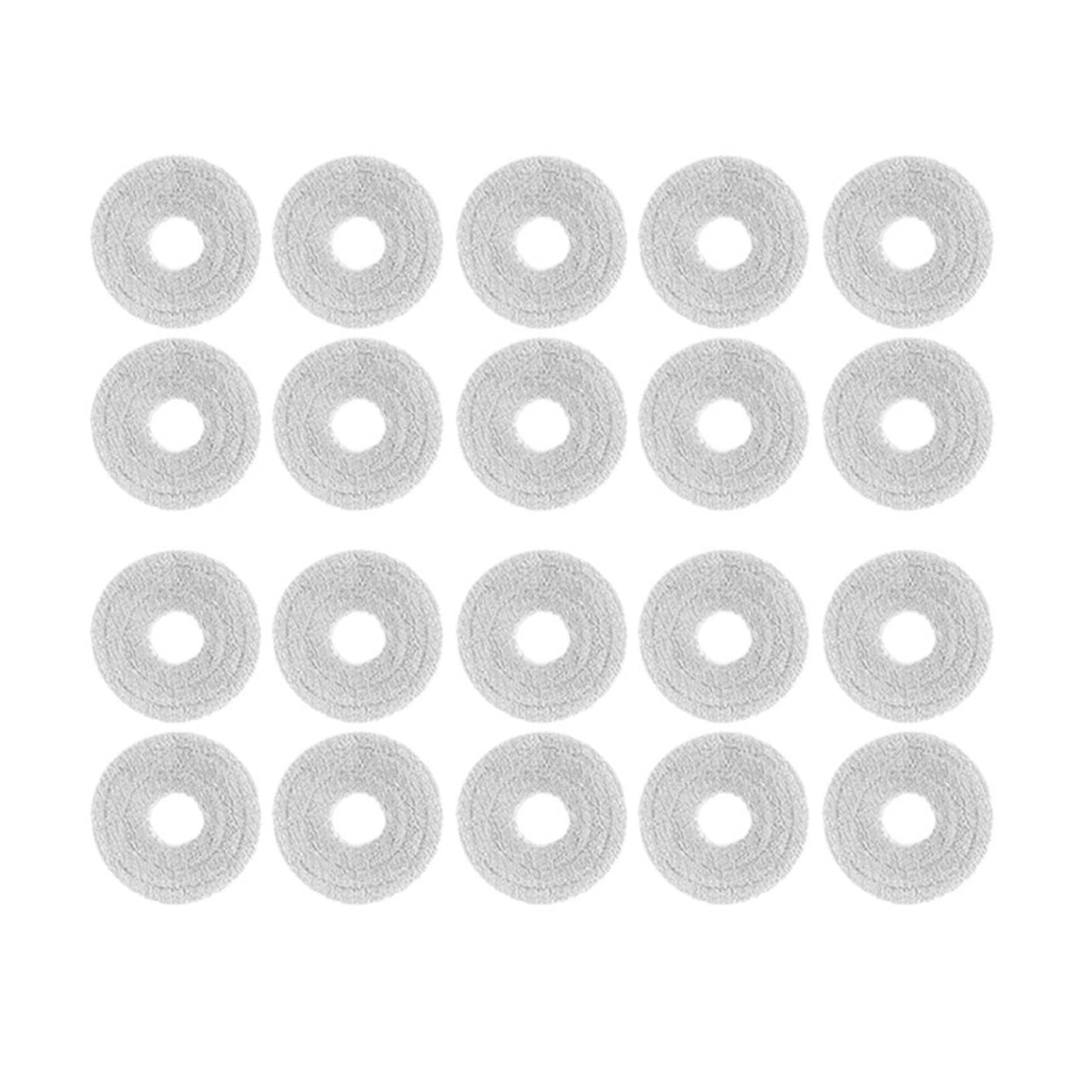 Vividcrate Robot Vacuum Cleaner Replacement ﻿ Mop Cloth Accessories,Compatible For Deerma,X80,Compatible For DEM,X80 Robot Vacuum Cleaner(20PCS)