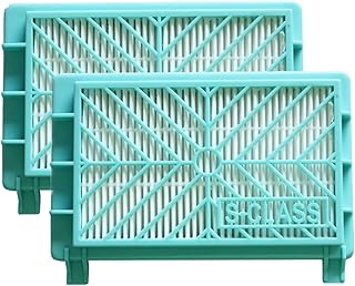 2 piezas de filtro HEPA para aspiradora + filtro de aire compatible con Philips FC8720 FC8724 FC8732 FC8734 FC8736 FC8738 FC8740 FC8748 (Color: amarillo claro)