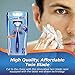Dorco Comfort Thin II- Two Blade Razor Blade Shaving System (12 Pack + 1 Handle)