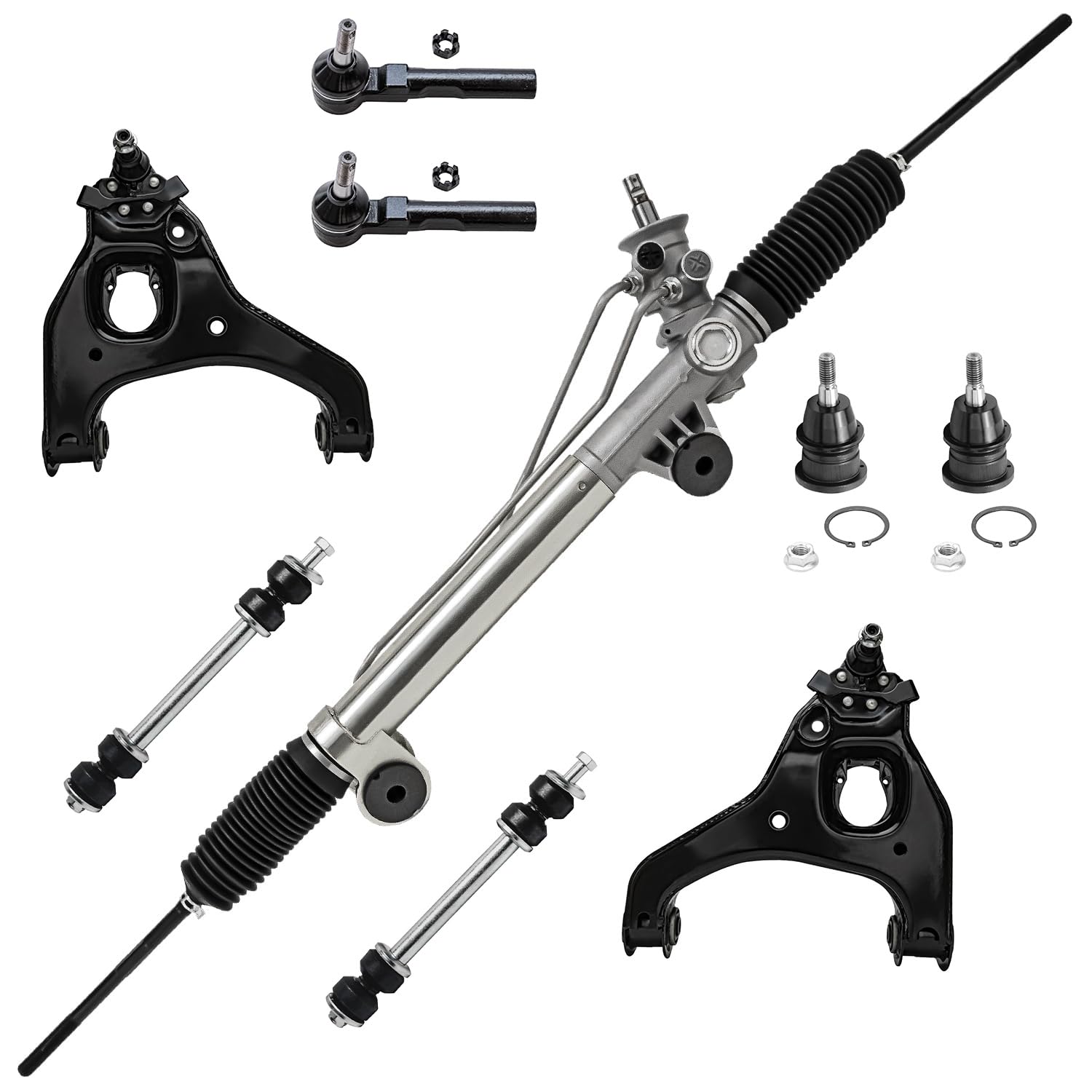 Detroit Axle - RWD Front End Kit for 99-06 Chevy Silverado GMC Sierra 1500