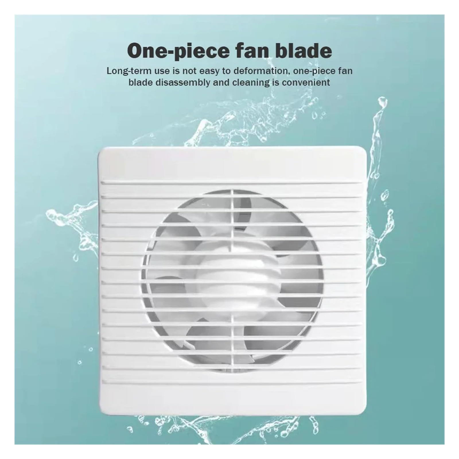 Ventilatore 4 "6" 8 "Aspiratore A Risparmio Energetico Montato A Parete Ventilatore Anti-Zanzara Design Ventilatore Estrattore For Bagno Cucina Wc(4 in)