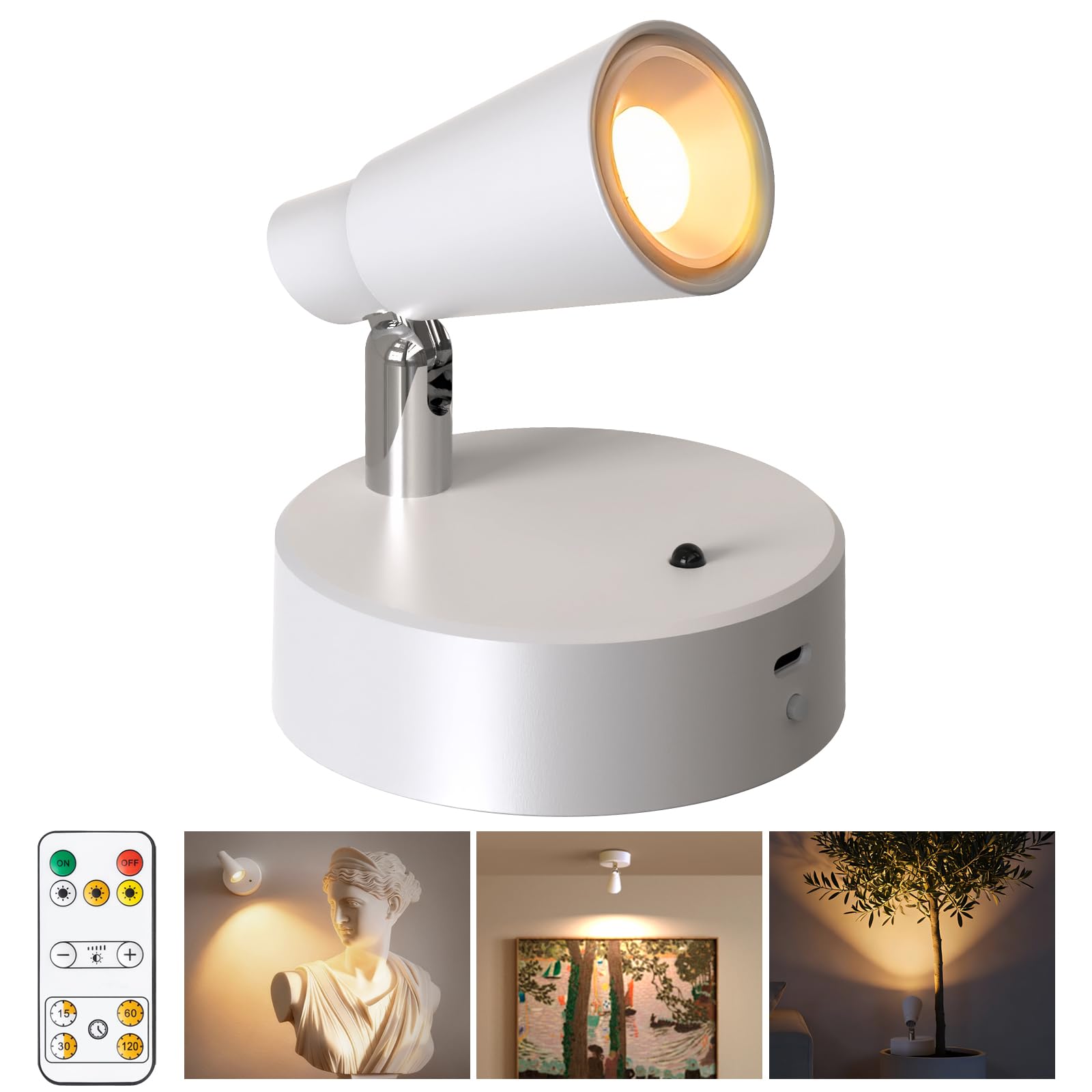 【新品】角度調整350度 光を自在に操る磁気レールスポットライト マグネット Amazon.co.jp : スポットライト LED 充電式 5000mAh大容量 LEDスポット