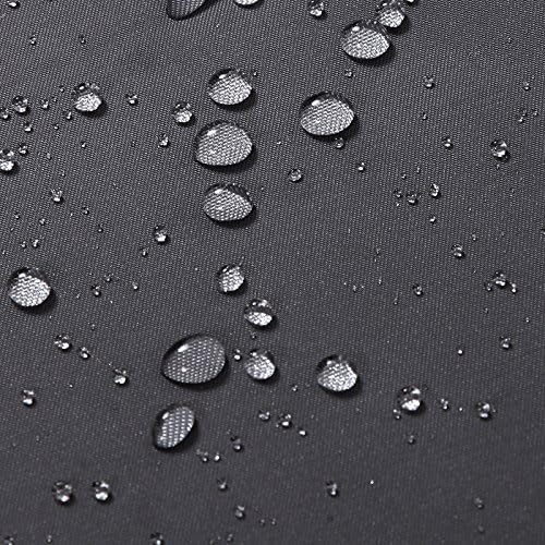 AooHome Short 72x66 inch Shower Curtain Liner, Polyester Solid Color Shower Curtin with Hooks, Reinforced Grommets, Weighted Hem, Waterproof, Dark Grey, 72 Width by 66 Height inch