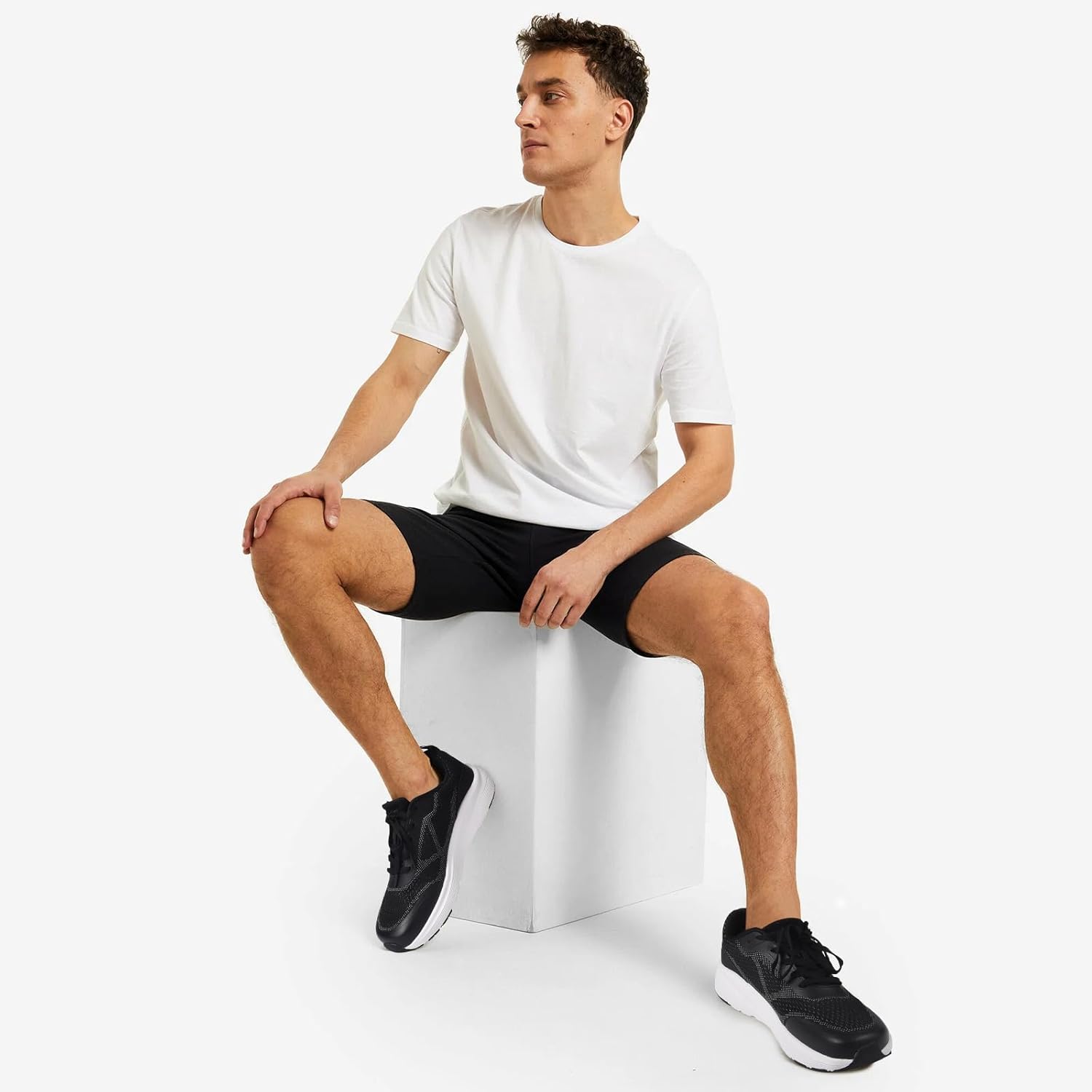 Men's Wide Toe Box Barefoot Running Shoes Walking Tennis Shoe Fashion Sneakers