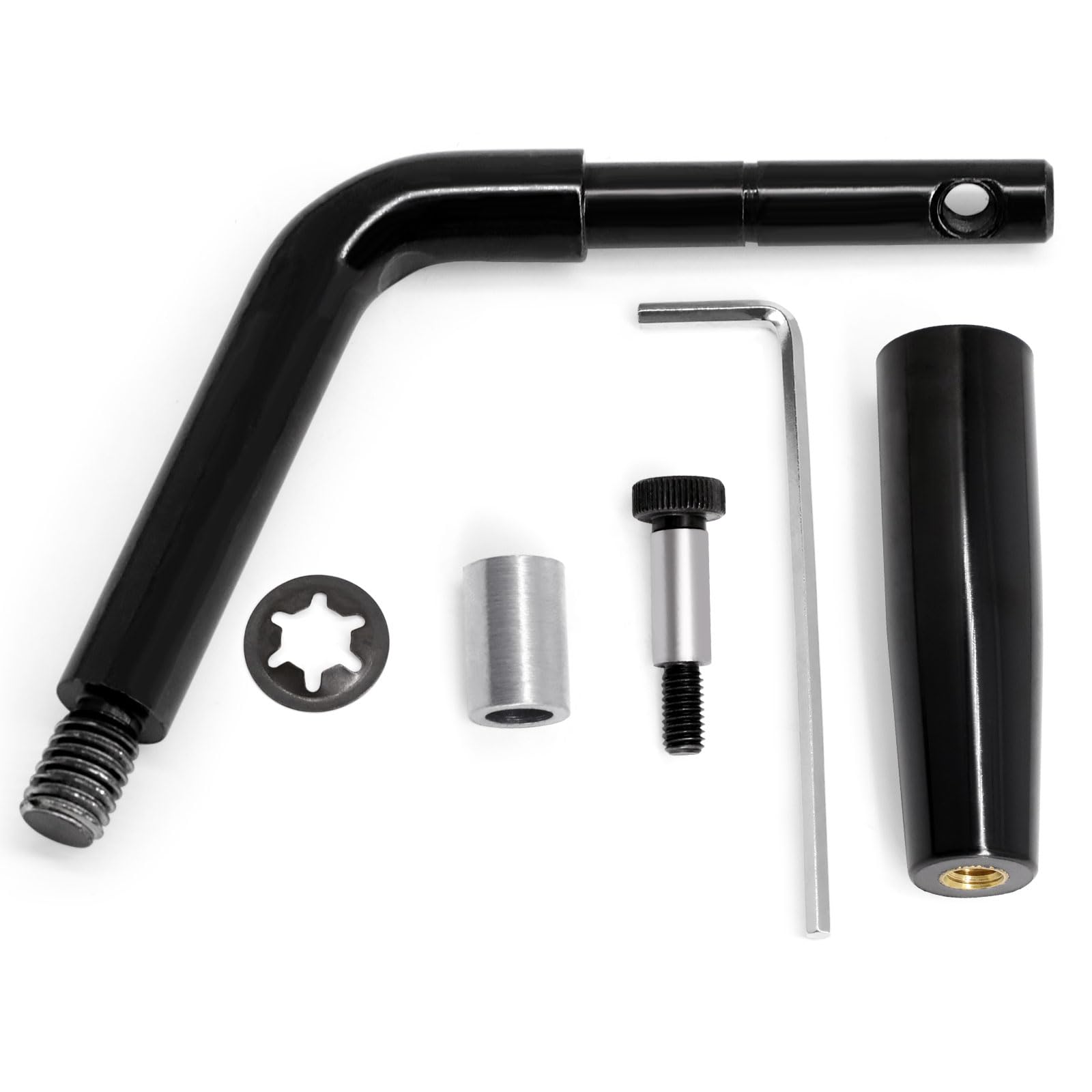 Criditpid SRV7093-024D Door Handle Assembly for PelPro PP60 PP70 PP130 PP150 PPC90 TSC90, Quadra-Fire Outfitter-I, Outfitter-II Pellet Stoves Parts, Replacement Stove Handle for PelPro PP130 Parts