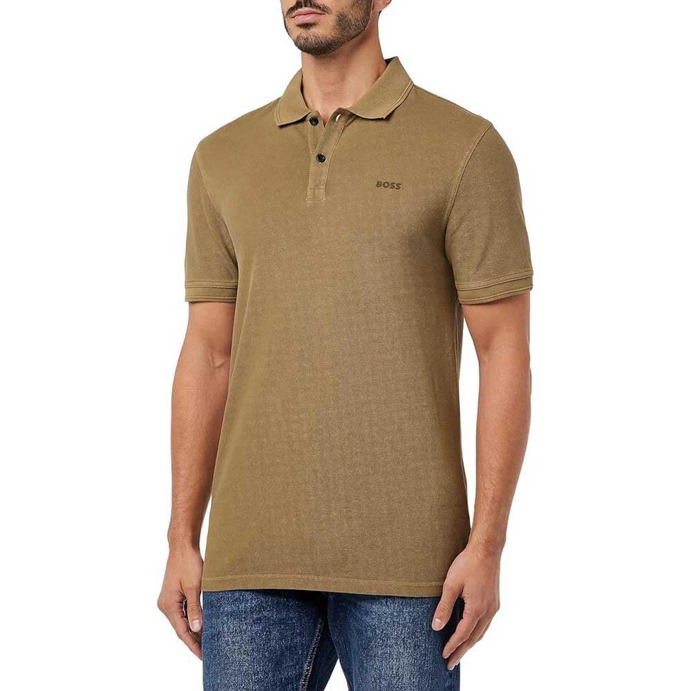 BOSS Men's Prime Polo, Open Beige280, 6XL