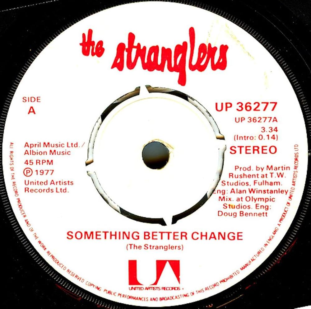 美盤日本盤7インチTHE STRANGLERS サムシング・ベター・チェンジ Amazon.co.jp: Something Better Change: ミュージック