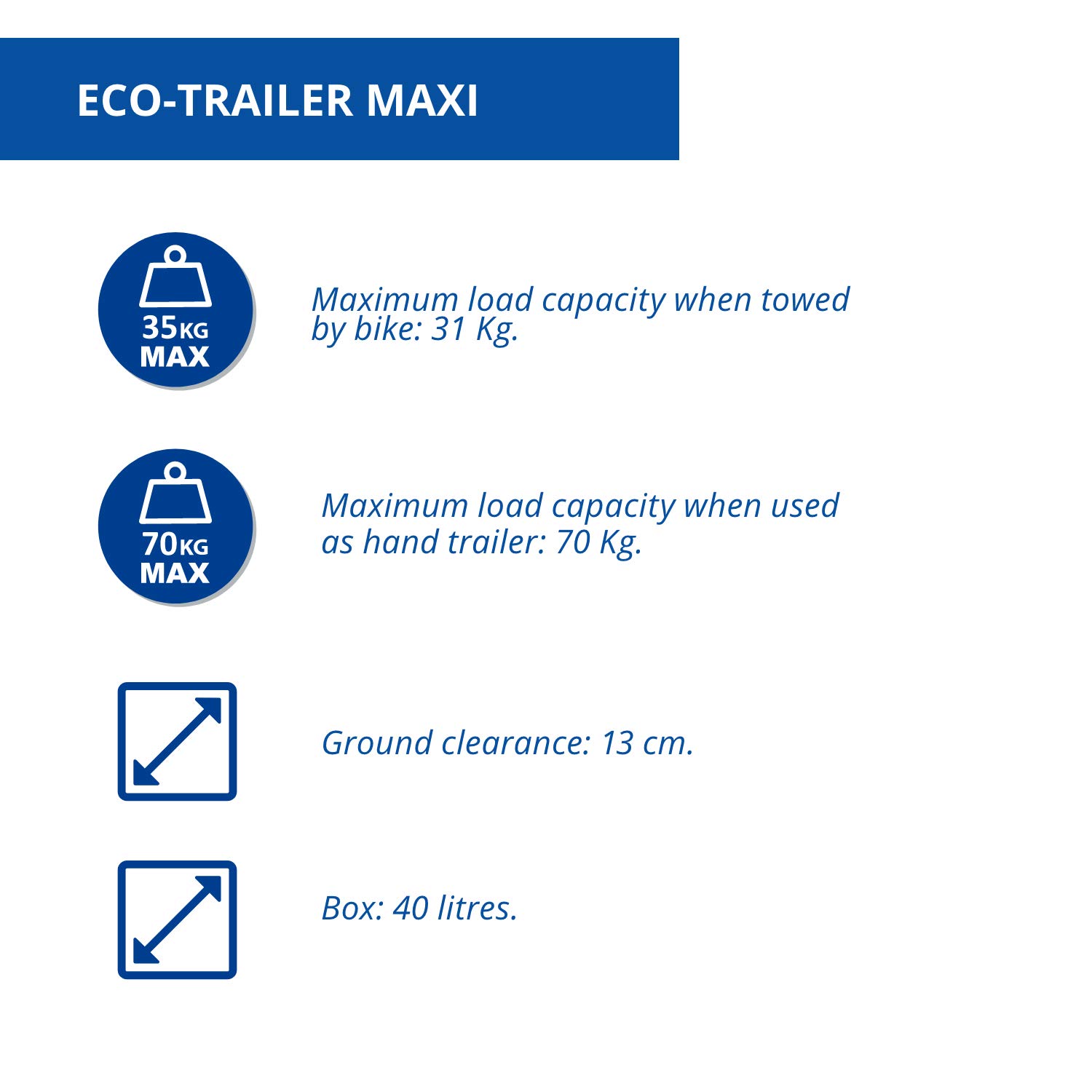 b bellelli Eco Trailer - Remolque para Bicicletas y Carrito Manual
