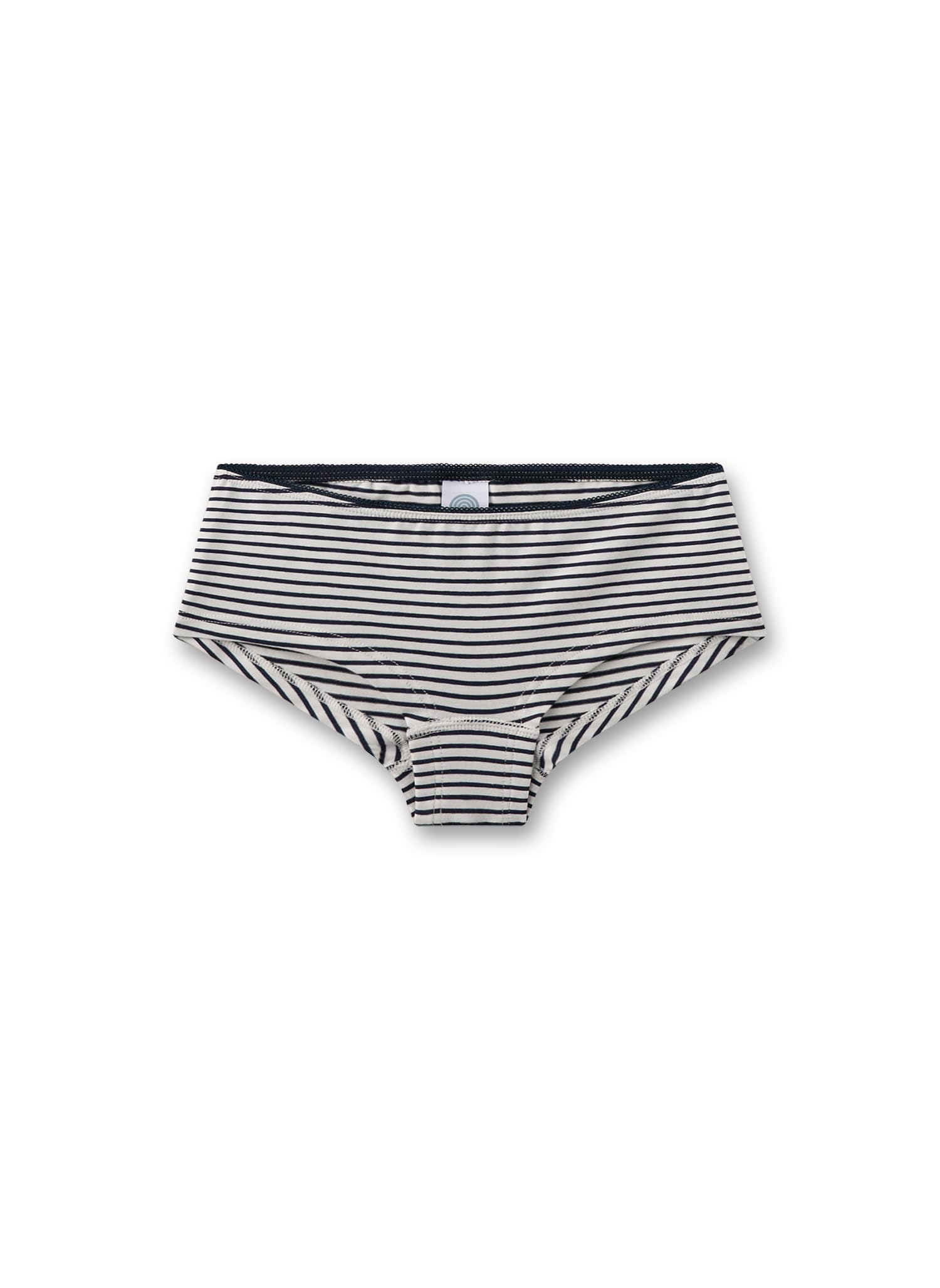 Sanetta Mädchen-Hipster (Dreierpack) gelb & rosa Ringel | Hochwertige und nachhaltige Unterhose für Mädchen aus Baumwoll-Mix. Inhalt: 3er Set Unterwäsche für Mädchen