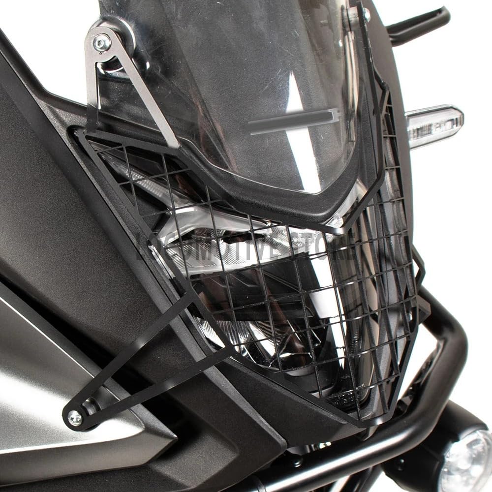 Plaque Phare Moto Pour XL 750 Phare Garde Phare Grille En Aluminium Plaque Phare Avant Moto