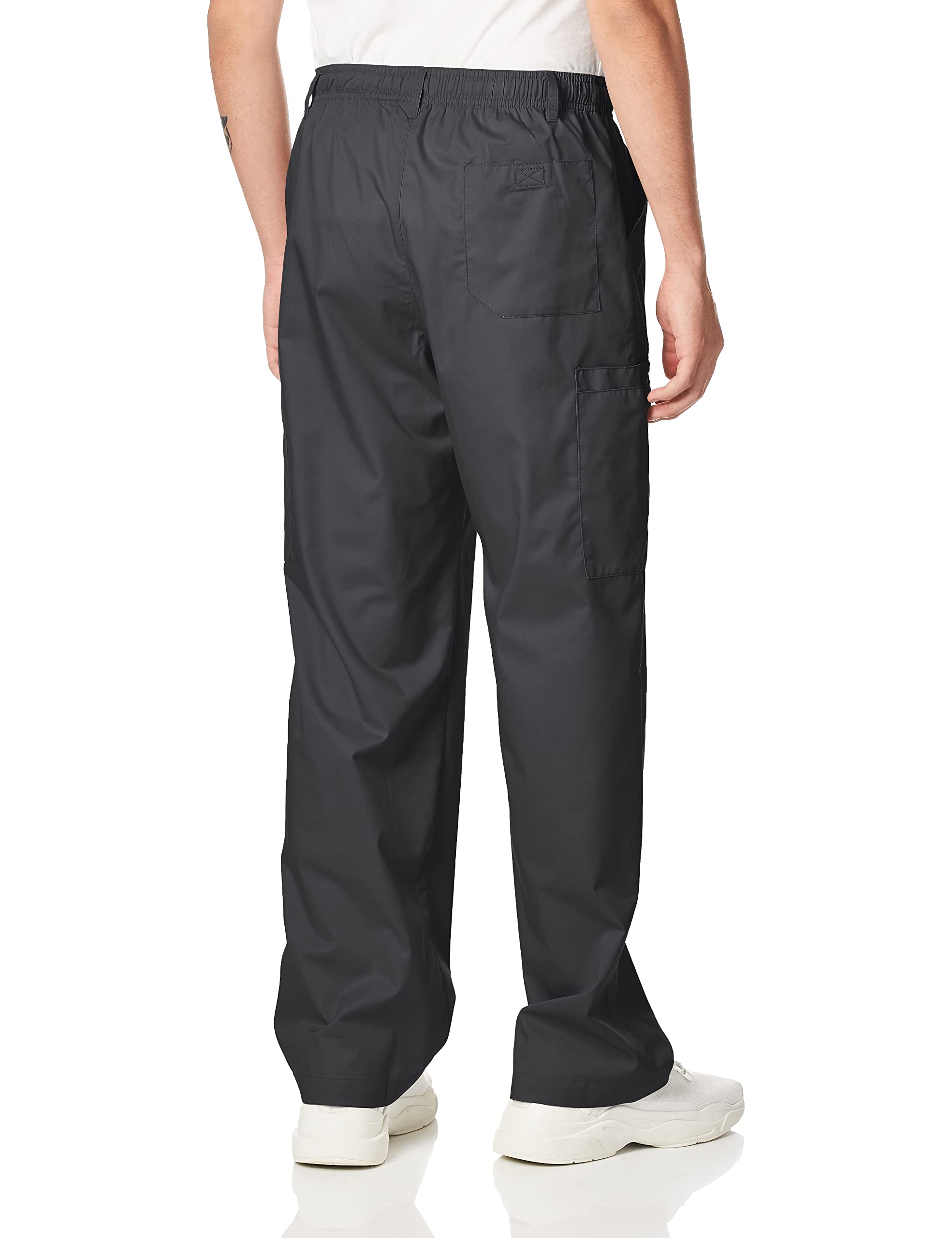 WonderWink Men's Cargo Pant, Pewter, Medium