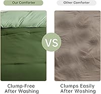 Vista 72 de satisomnia Queen Comforter Set Grey, Soft Seersucker Comforters Queen Size Bed, 3 Pieces Lightweight Down Alternative Bedding Comforter Full Sets